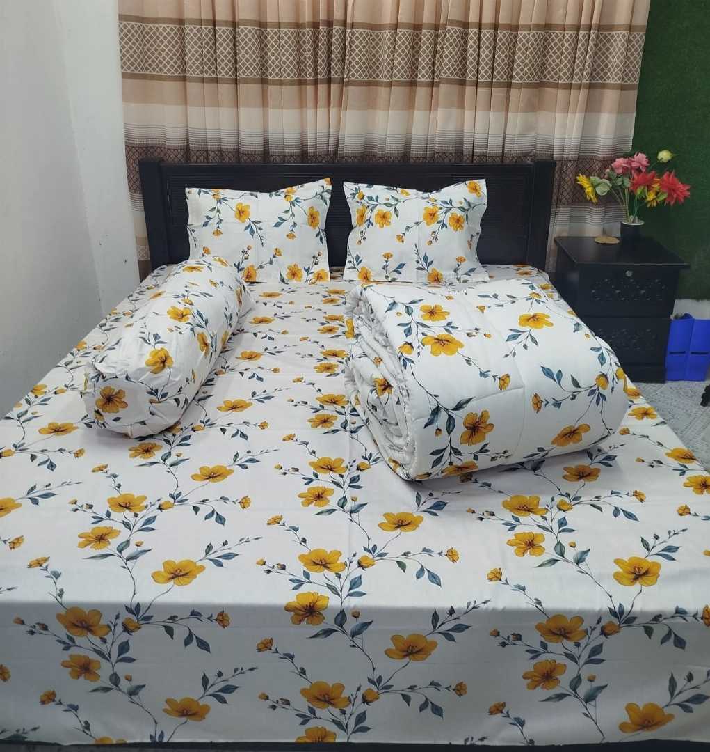 5,Pes,Set,Premium,Quality,Twill,Cotton,Fabrics,Comforter