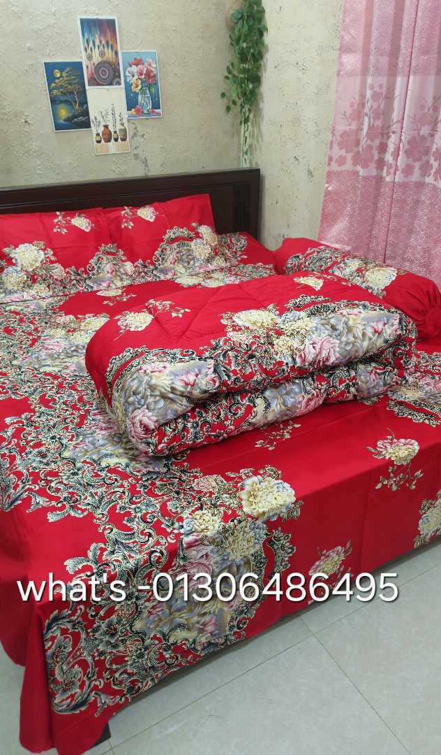 5,Pes,Set,Premium,Quality,Twill,Cotton,Fabrics,Comforter