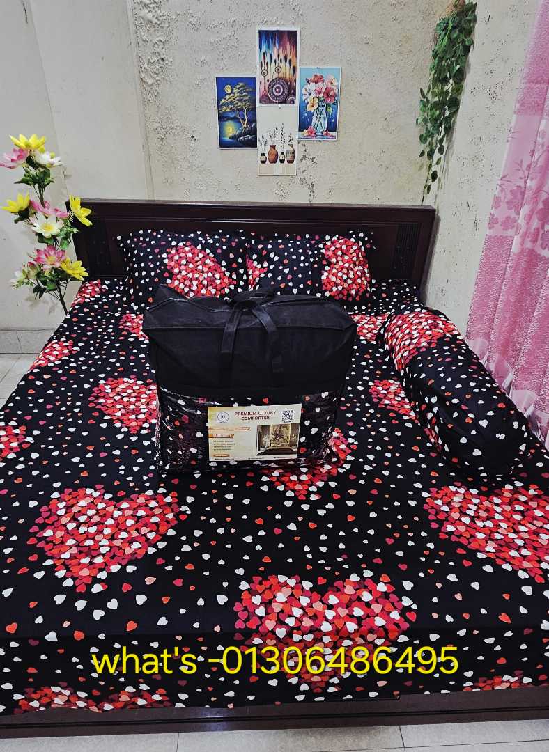 5,Pes,Set,Premium,Quality,Twill,Cotton,Fabrics,Comforter