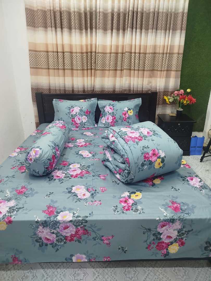 5,Pes,Set,Premium,Quality,Twill,Cotton,Fabrics,Comforter