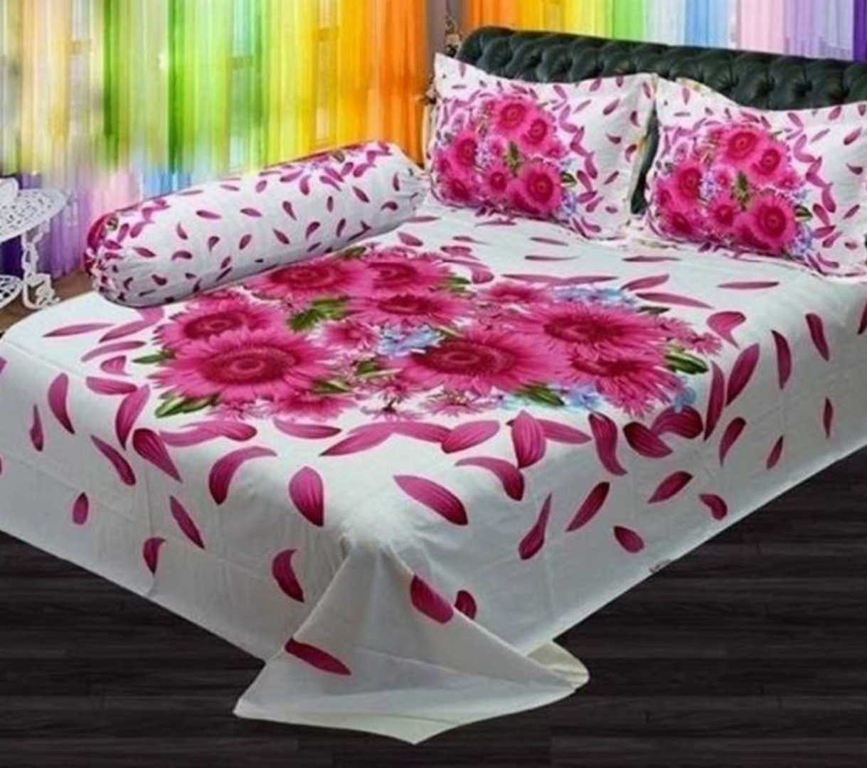 Exclusive,100%,Cotton,Bed,Sheet,7.5,feet,by,8,feet