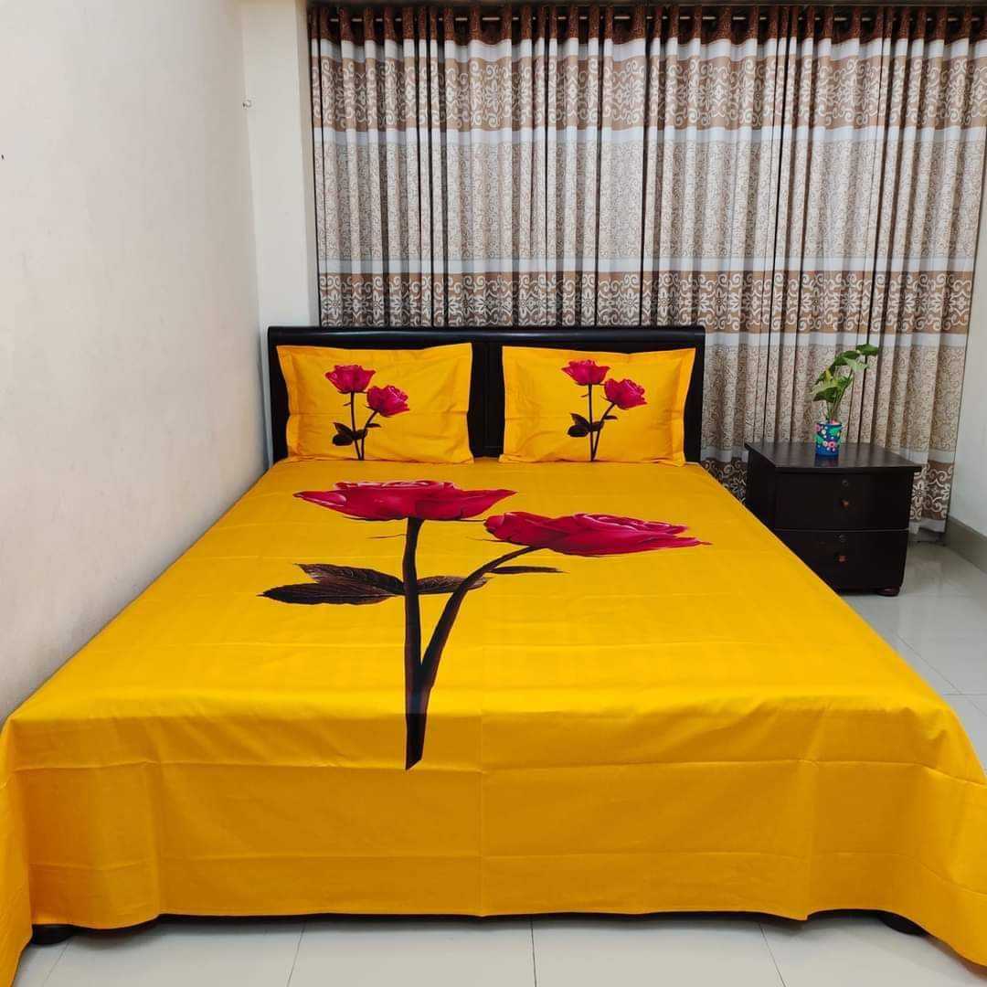 Exclusive,100%,Cotton,Bed,Sheet,7.5,feet,by,8,feet