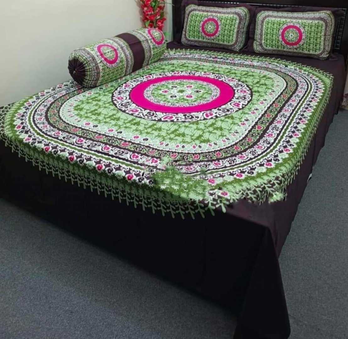 Exclusive,100%,Cotton,Bed,Sheet,7.5,feet,by,8,feet
