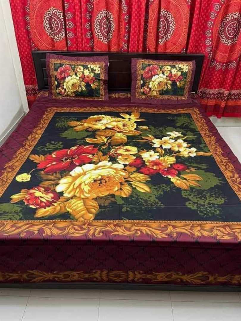 Exclusive,100%,Cotton,Bed,Sheet,7.5,feet,by,8,feet