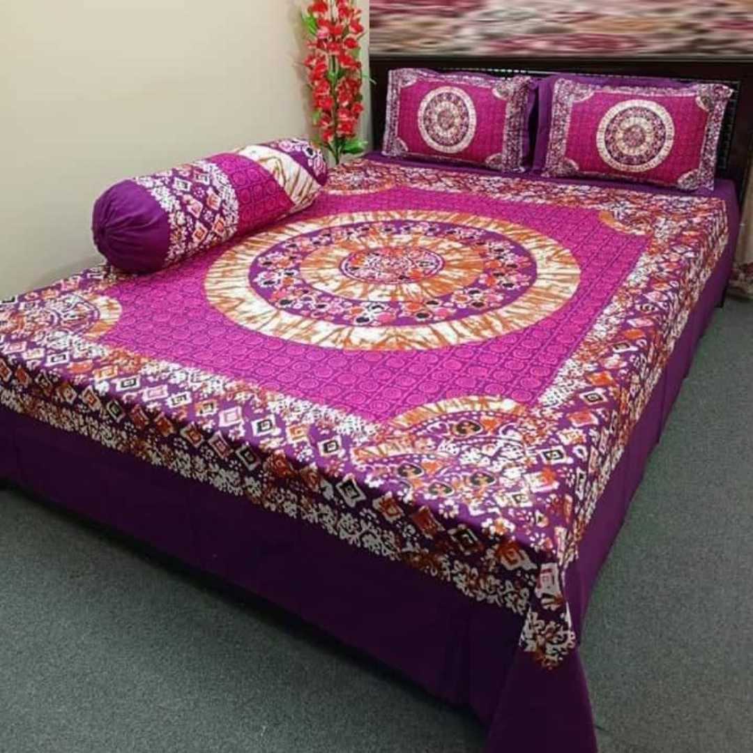 Exclusive,100%,Cotton,Bed,Sheet,7.5,feet,by,8,feet
