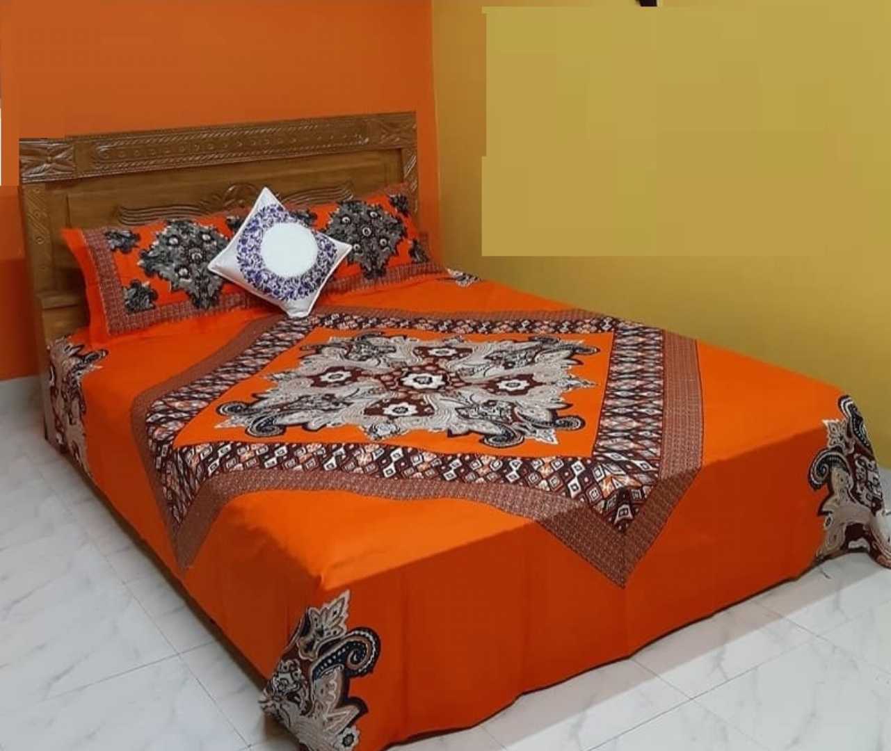 Exclusive,100%,Cotton,Bed,Sheet,7.5,feet,by,8,feet