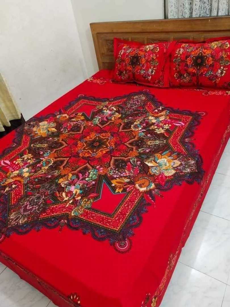 Exclusive,100%,Cotton,Bed,Sheet,7.5,feet,by,8,feet