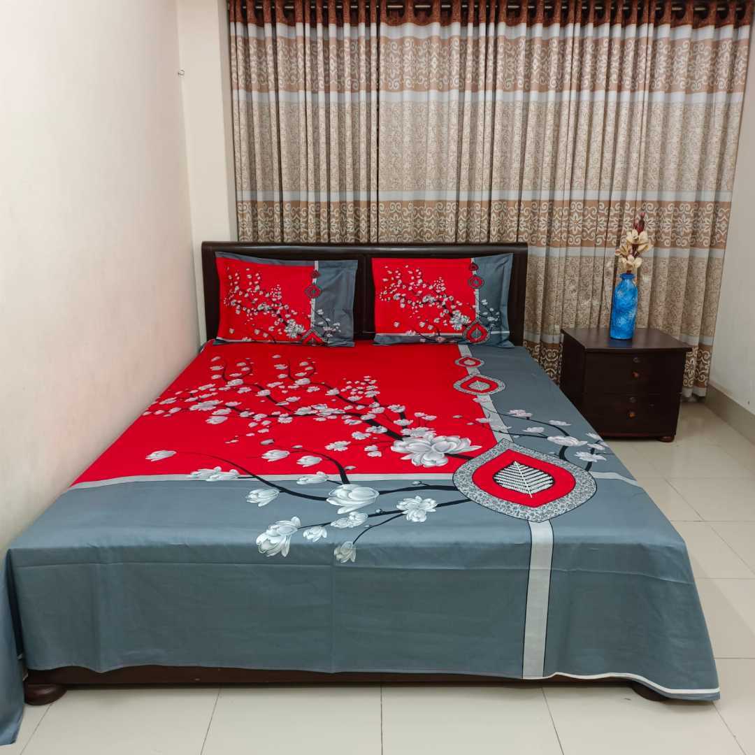 Exclusive,100%,Cotton,Bed,Sheet,7.5,feet,by,8,feet