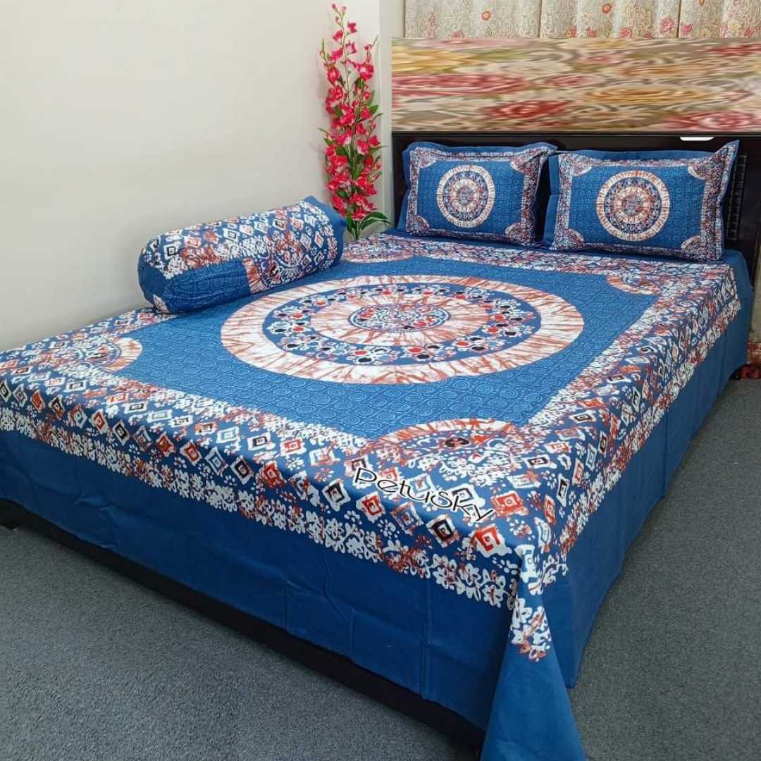 Exclusive,100%,Cotton,Bed,Sheet,7.5,feet,by,8,feet