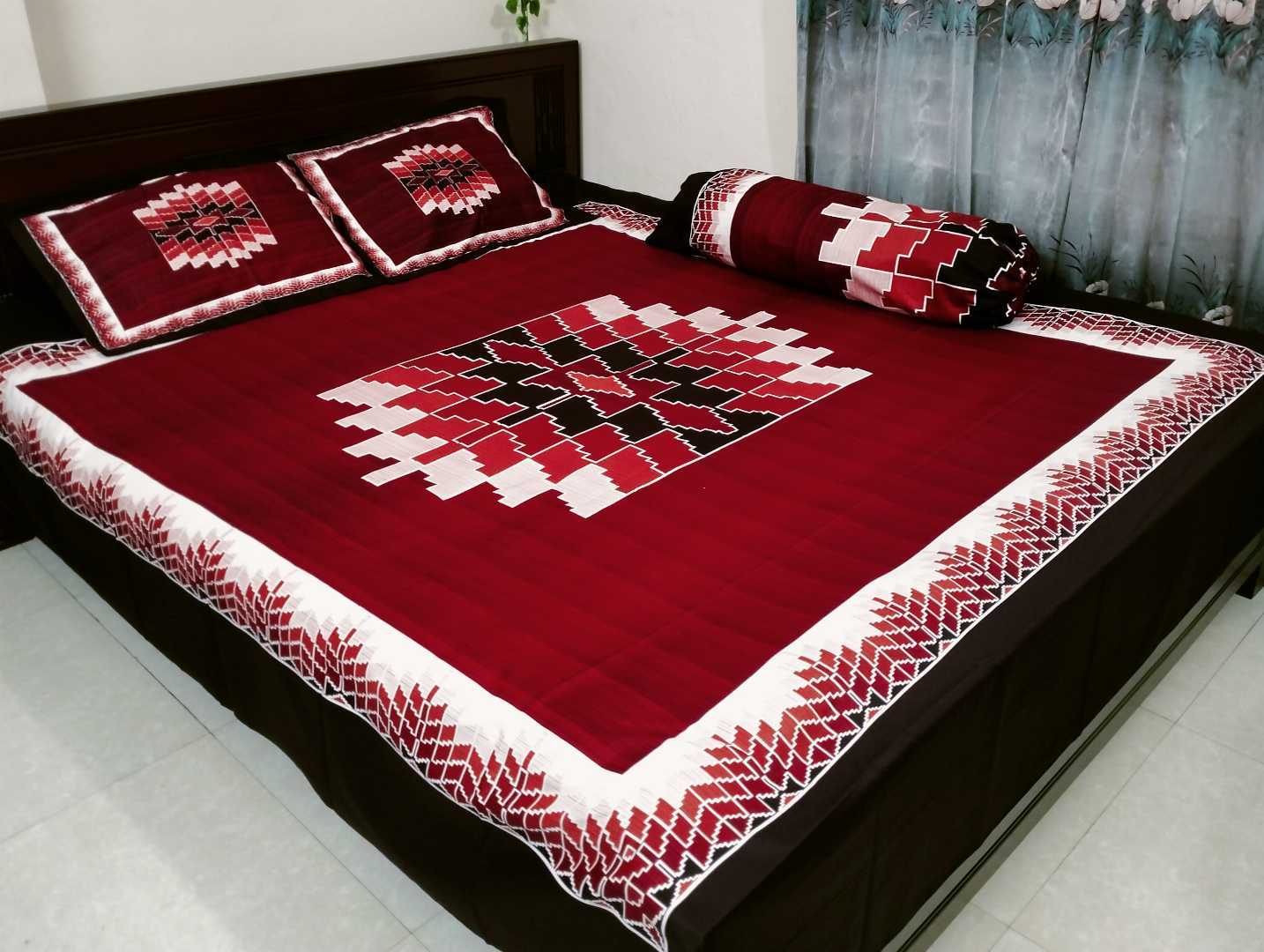 Exclusive,100%,Cotton,Bed,Sheet,7.5,feet,by,8,feet