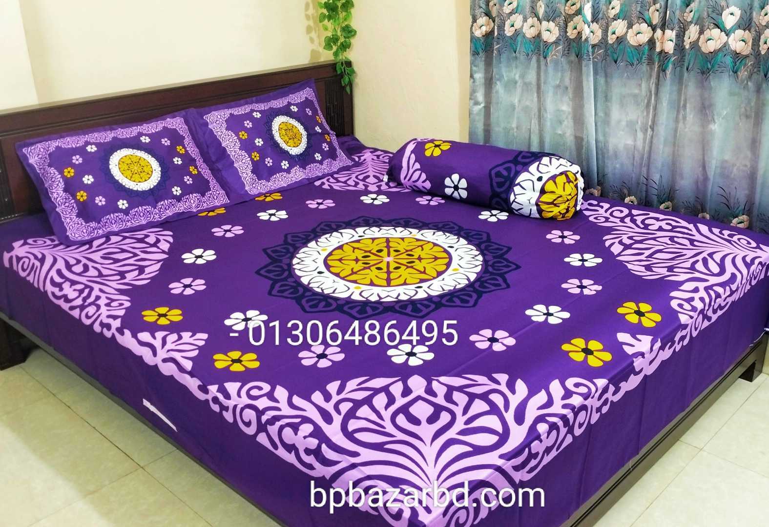 Exclusive,100%,Cotton,Bed,Sheet,7.5,feet,by,8,feet
