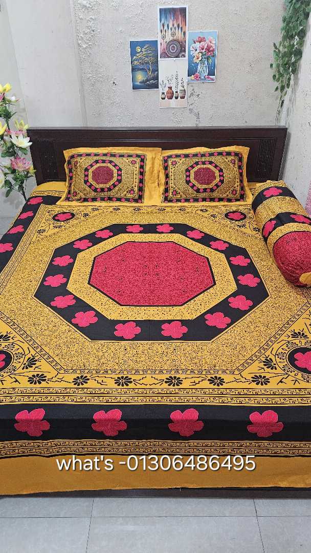 Exclusive,100%,Cotton,Bed,Sheet,7.5,feet,by,8,feet