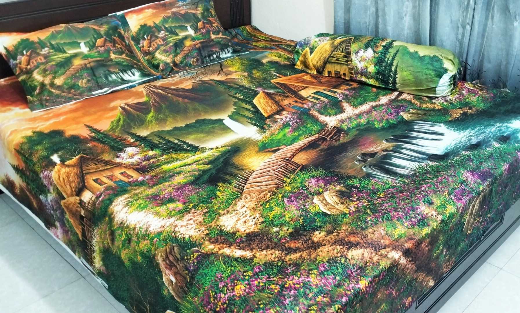 Exclusive,100%,Cotton,Bed,Sheet,7.5,feet,by,8,feet